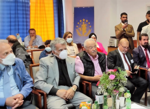 Iraqi General Consul meeting with citizens in Essen at Human Restart office